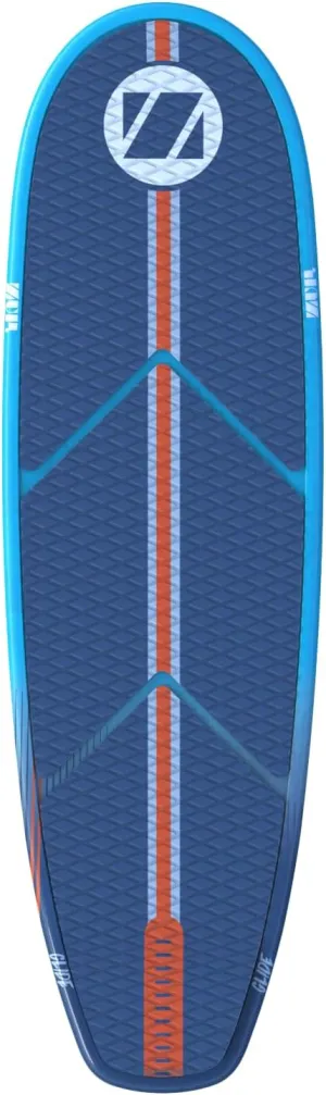 ZUP 5' 4" Glide Wakesurfer Wakeboard with Full EVA Top Deck, Kneeboard, Wakeskate and Water Sports Board for Beginner and Intermediate Riders